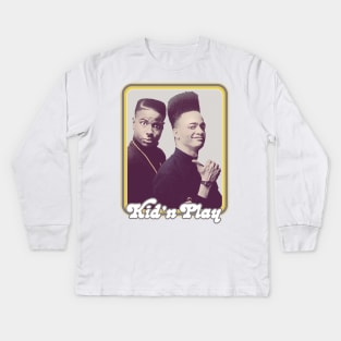 Kid 'n Play \/\/\ 90s Aesthetic Design Kids Long Sleeve T-Shirt